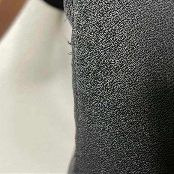 ILGWU Vintage Maxi Off Shoulder Short Sleeve Formal Dress Black Size 8 - Picture 5 of 16